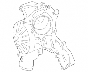 Water pump Mercedes GLE 63 16-19 5.5