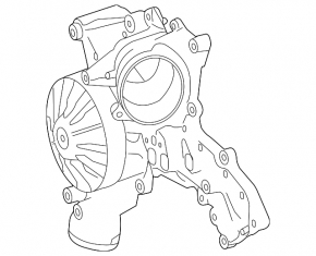 Water pump Mercedes GLE 63 16-19 5.5