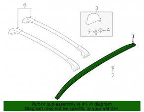 Roof rails 2pcs Ford Escape MK4 20-24