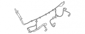 Lower tailgate wiring for Land Rover Range Rover Velar 18-23