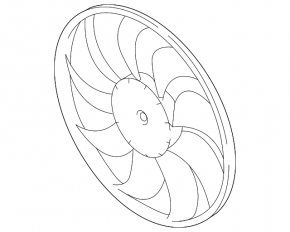 Cooling Fan Impeller Left Mitsubishi Eclipse Cross 18-24