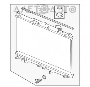 Water Cooling Radiator Honda Accord 13-17 2.4 3.5