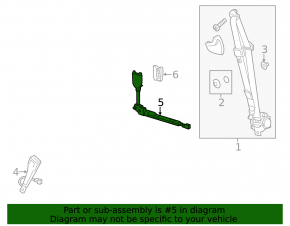 Chevrolet Volt 11-15 Driver's Seat Belt Tensioner