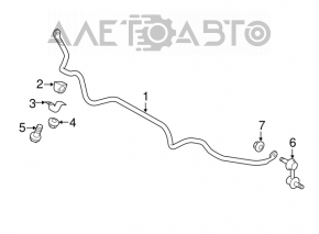 Front stabilizer Subaru Impreza 17-23 GK 19mm