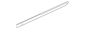 Door molding lower rear left Chevrolet Malibu 13-15