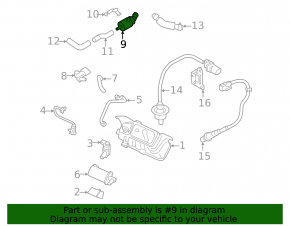 Fuel vapor purge valve Hyundai Accent 18-23 1.6