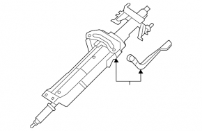 Steering column BMW 3 G20 19- rusty