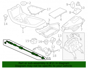 Subaru Outback 20-25 Gearbox Cable