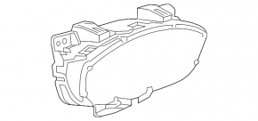 Instrument cluster Chevrolet Trax 19-21