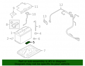 Battery bracket Audi Q7 16- lower