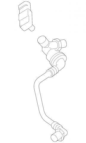 Audi Q8 19-25 vacuum booster sensor with tube