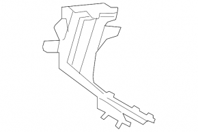 Front fender bracket right Audi Q8 19-25 front