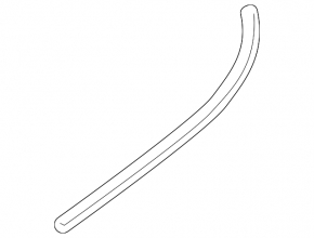 Mini Cooper Countryman R60 10-16 chrome upper left rear fender molding