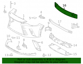 Lexus RX350h 23-26 Japan-built front bumper reinforcement