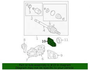 Rear gearbox bracket Toyota Rav4 13-18
