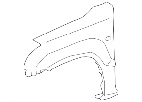 Front left wing Lexus GX470 03-09
