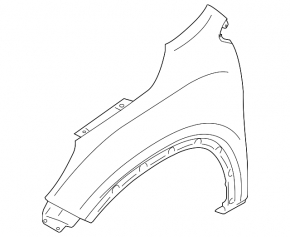 Front right fender Subaru Ascent 19-26