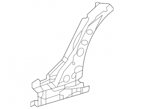 Sunset rear wing right Toyota Camry v70 18-24