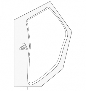Subaru b10 Tribeca rear right door seal