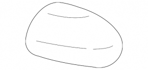 Left side mirror cover for Nissan Cube 2014