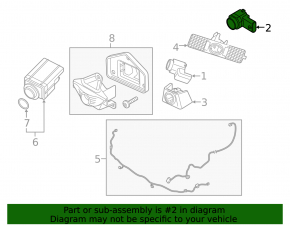 Volvo S60 15-18 Front Bumper Parking Sensor