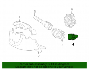 Steering column switch right Honda Insight 19-22 for rain sensor