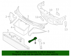 Front Cup Strut Right BMW i3 14-20