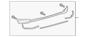 Rear bumper cover for Lexus ES 19-24