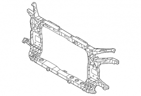Hyundai Tucson 22-26 1.6T HEV radiator panel