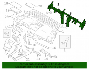 Under-torpedo pipe reinforcement Subaru Forester 16-18 SJ