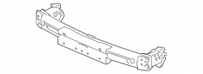 Honda Crosstour 2013-15 10-15 Front Bumper Reinforcement