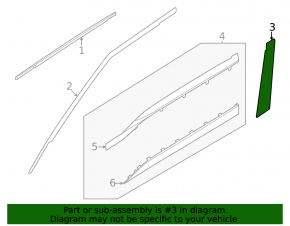Front left side door trim for Kia Seltos 2021-2025