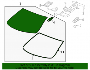 Chevrolet Impala 14-20 Windshield