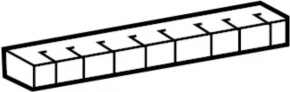Rear Bumper Absorber Infiniti QX30 17-19