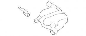 Muffler rear part barrel right Porsche Macan 17-24 2.0T