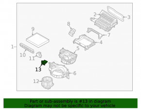 Heater resistor Hyundai Tucson 16-21