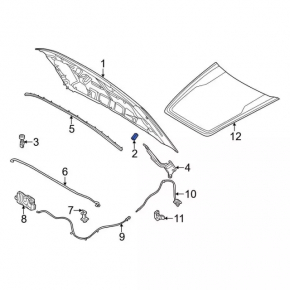 Boot door bumper left Ford Explorer 20-