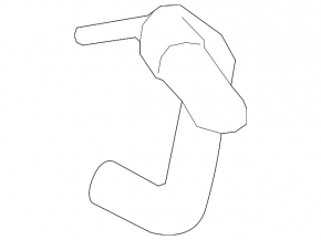 Cooling pipe lower Ford Fusion mk5 13-20 2.5