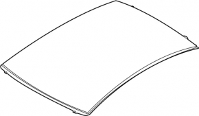 Roof metal Infiniti G25 G35 G37 4d 08-15 without sunroof