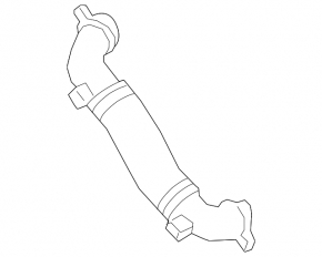BMW 5 G30 21-23 2.0T Cooling System Hose to Pump