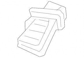 Right front panel air duct deflector Volvo XC90 25-26 type 2