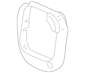 Audi A8 10-18 Cruise Radar Bezel