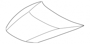Lexus RZ 23-26 bare hood