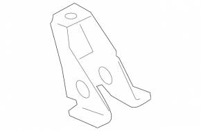 Left wing apron inner panel bracket for Toyota Prius 30 10-15