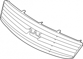 Radiator grill grill Infiniti G25 G37 4d 10-15