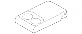 Armrest Subaru Forester 19-24 SK gray leather, dry-cleanable