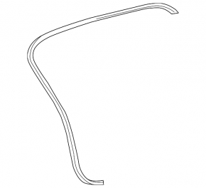 Lexus NX200t NX300 NX300h 15-21 trunk door rubber seal