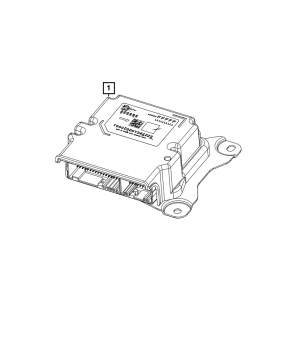 Jeep Grand Cherokee WL 22-25 PHEV SRS Airbag Computer Module for Refurbishment