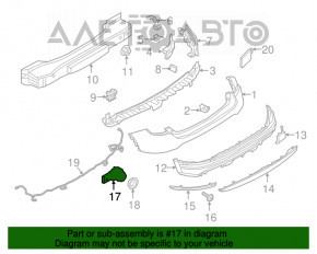 Rear Bumper Parking Sensor Alfa Romeo Stelvio 18-