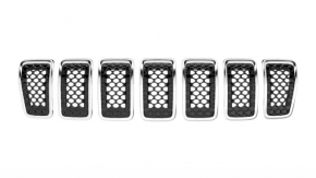 Radiator grill inserts set grill Jeep Cherokee KL 19- chrome
